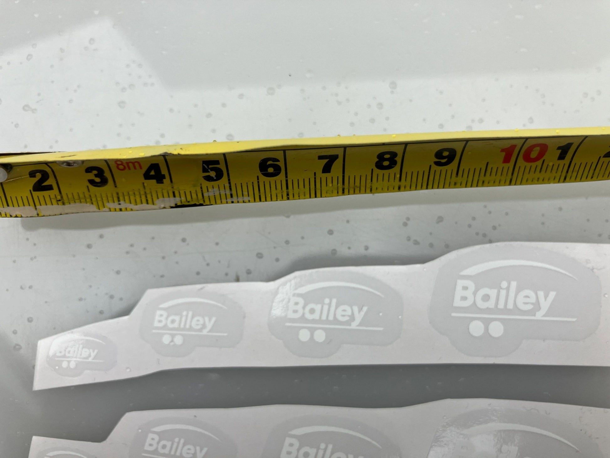 Bailey trailers pre cut professional High quality vinyl Decals white Bailey decals Image 3