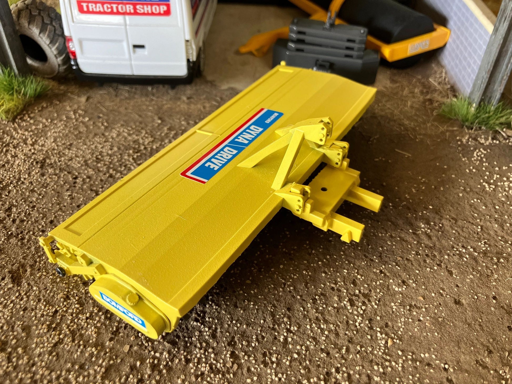 Bomford Dyna Drive 4m cultivator scarifier rotavator Hand built 1:32 scale Image 3
