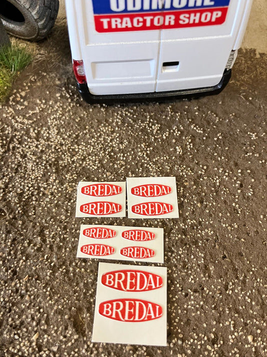 Bredal spreaders farm machinery 10 x Professional Pre cut High quality vinyl huge pack decals farm machinery decals Image