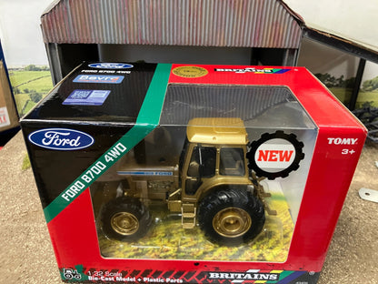 Britains GOLD Ford 8700 4wd Tractor 1:32 scale New Limited Edition Image