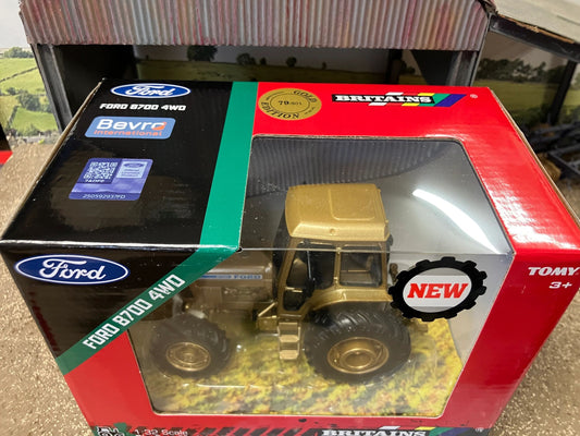 Britains GOLD Ford 8700 4wd Tractor 1:32 scale New Limited Edition Image 2