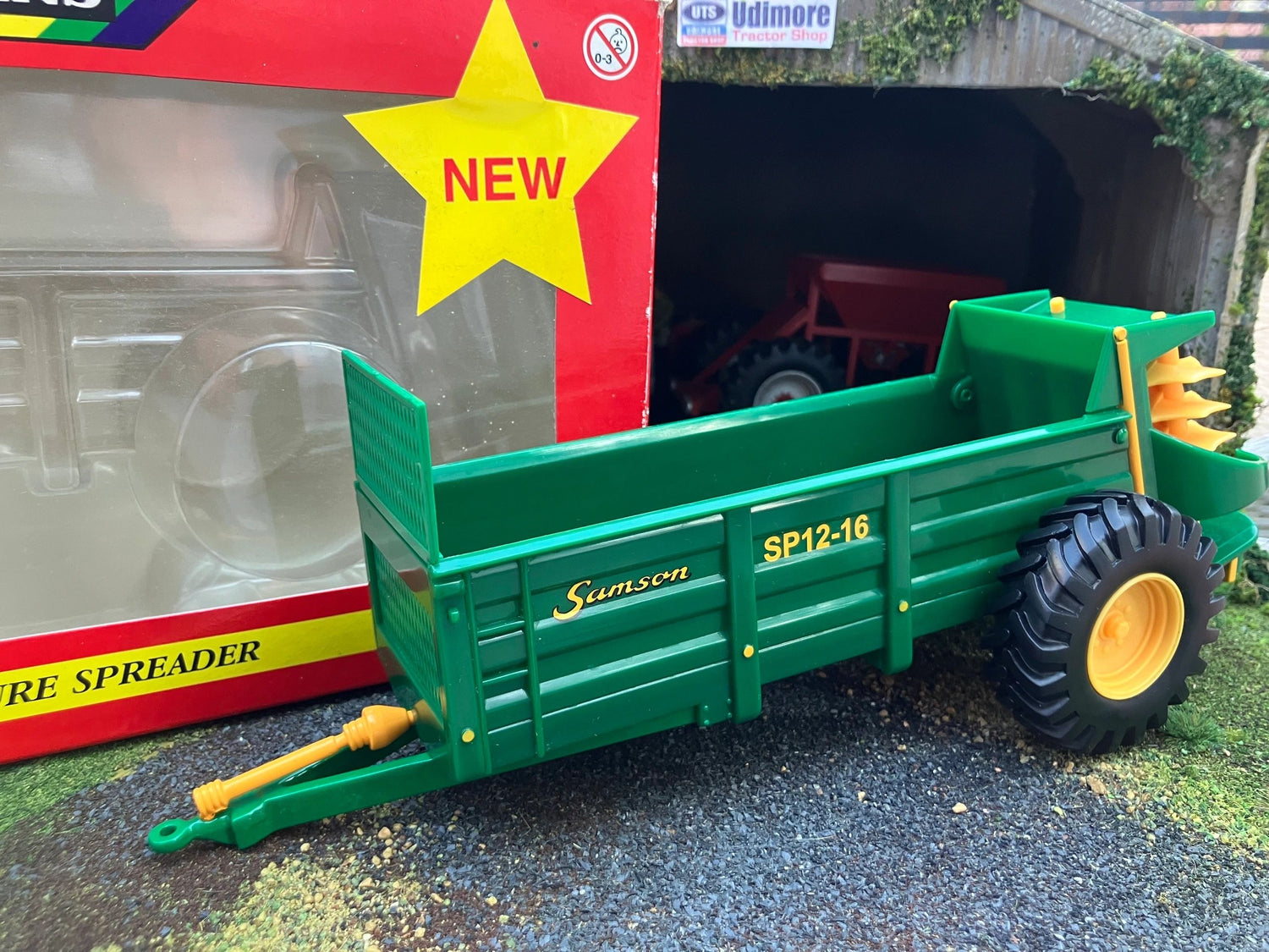 Britains Samson SP12-16 Manure Muck Spreader 1:32 scale boxed 40528 Image
