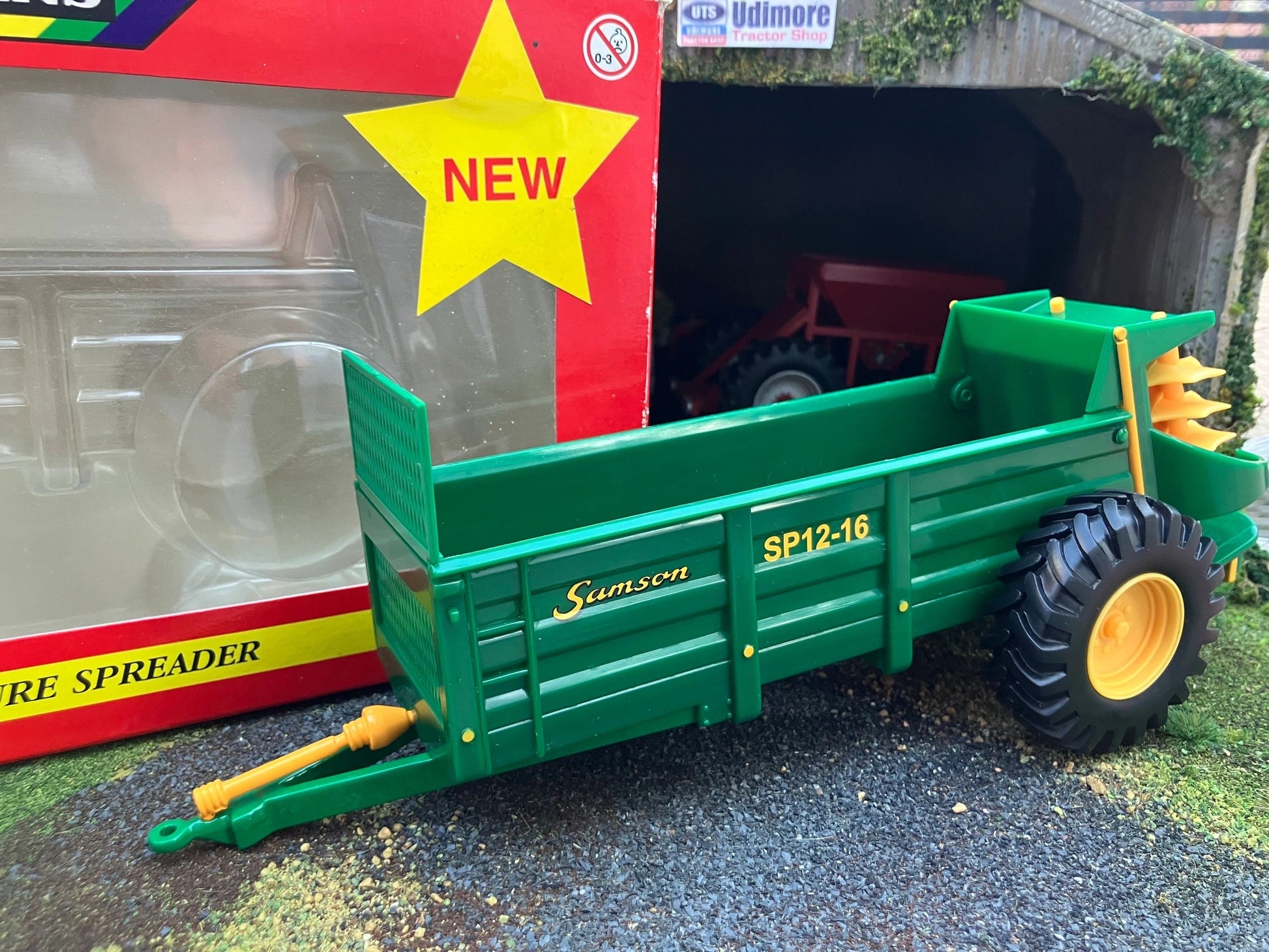 Britains Samson SP12-16 Manure Muck Spreader 1:32 scale boxed 40528 Image