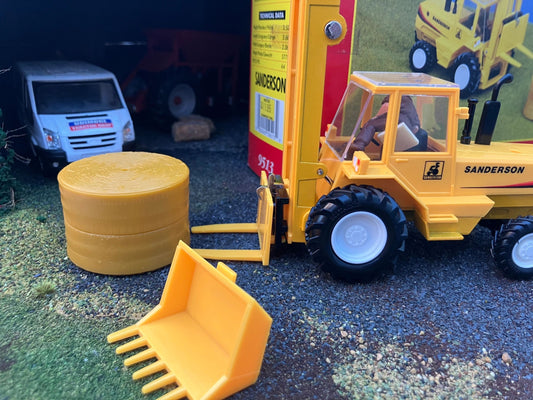 Britains Sanderson Fork lift Truck 1:32 scale boxed 9513 Image