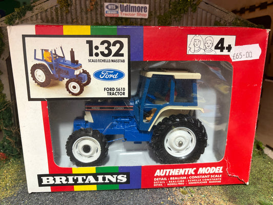 9527 Britains Ford 5610 Tractor (grey links) in original Ford Box obsolete VINTAGE