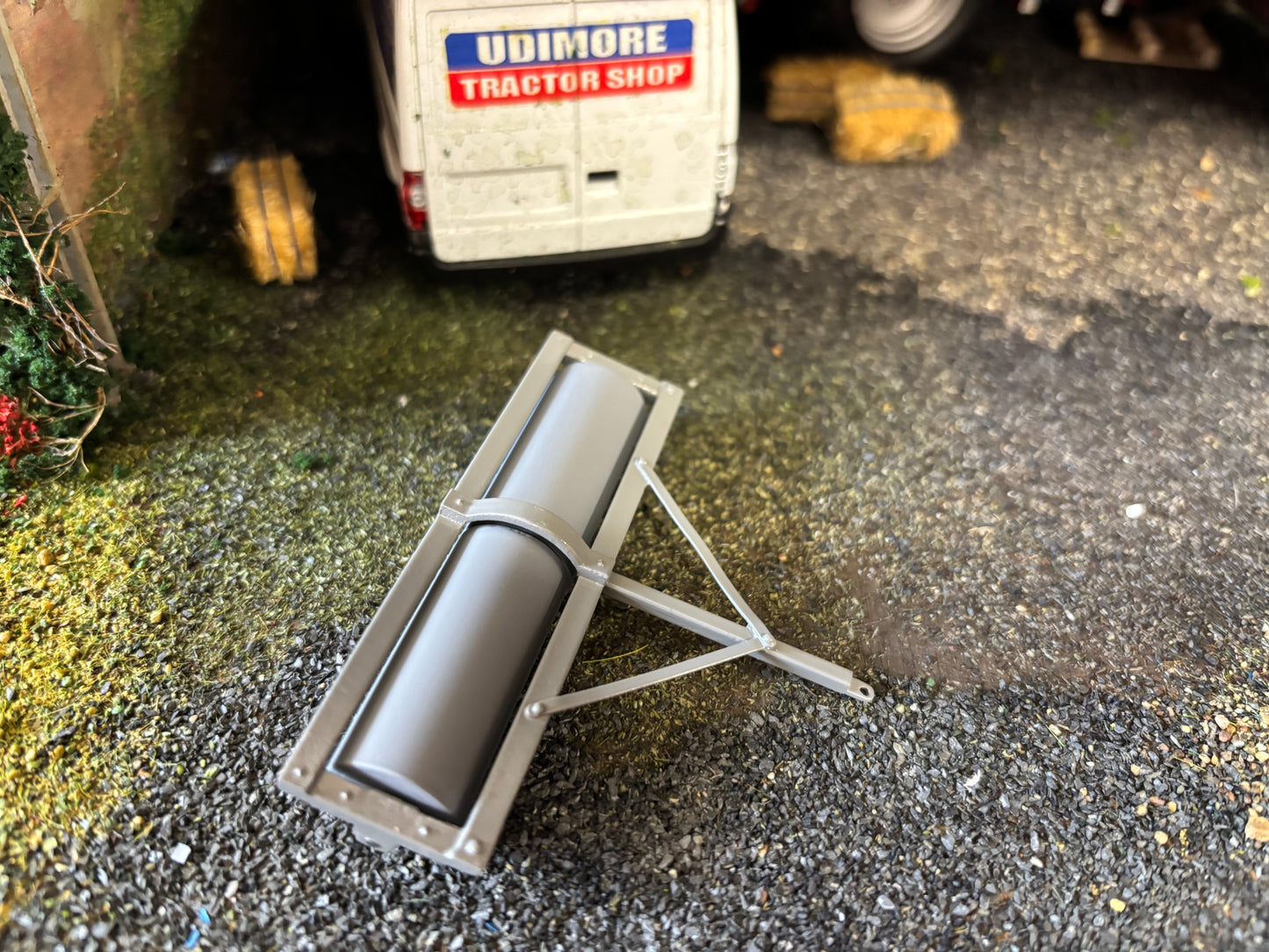 Scratch Built Field Roller 1:32 scale Cen Davies