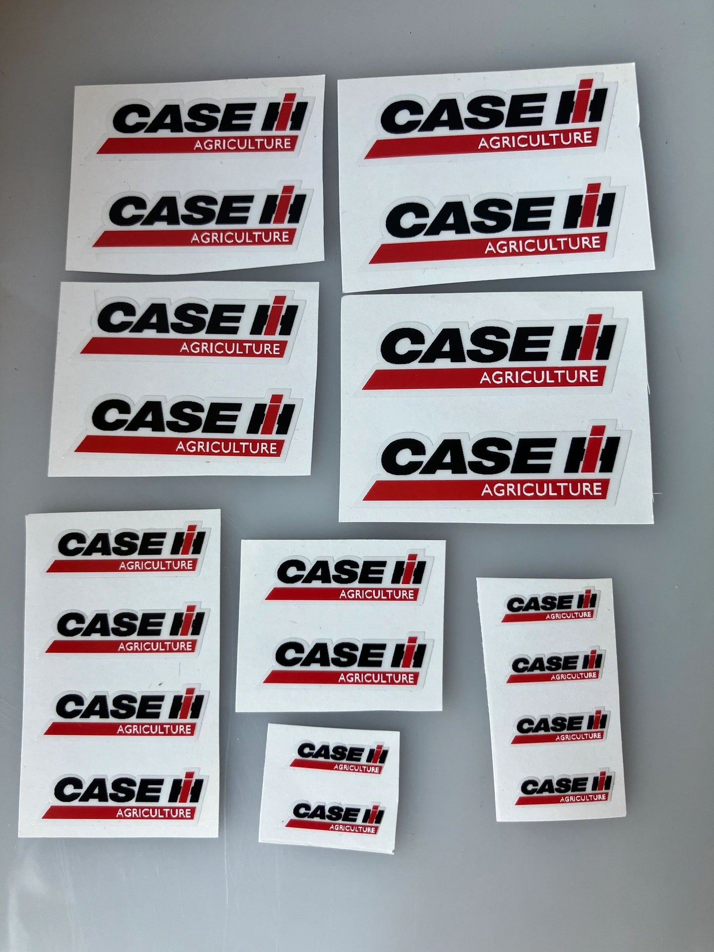 CASE IH 1:32 scale High quality vinyl 20 decals x Agricultural Tractor trailer farm machinery decals Image