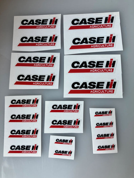 CASE IH 1:32 scale High quality vinyl 20 decals x Agricultural Tractor trailer farm machinery decals Image