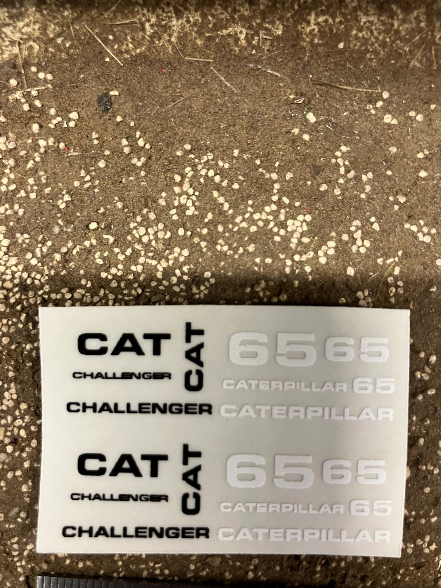 CAT Caterpillar Challenger 65 farm machinery x 16 Professional pre cut High quality vinyl huge pack decals farm machinery decals Image