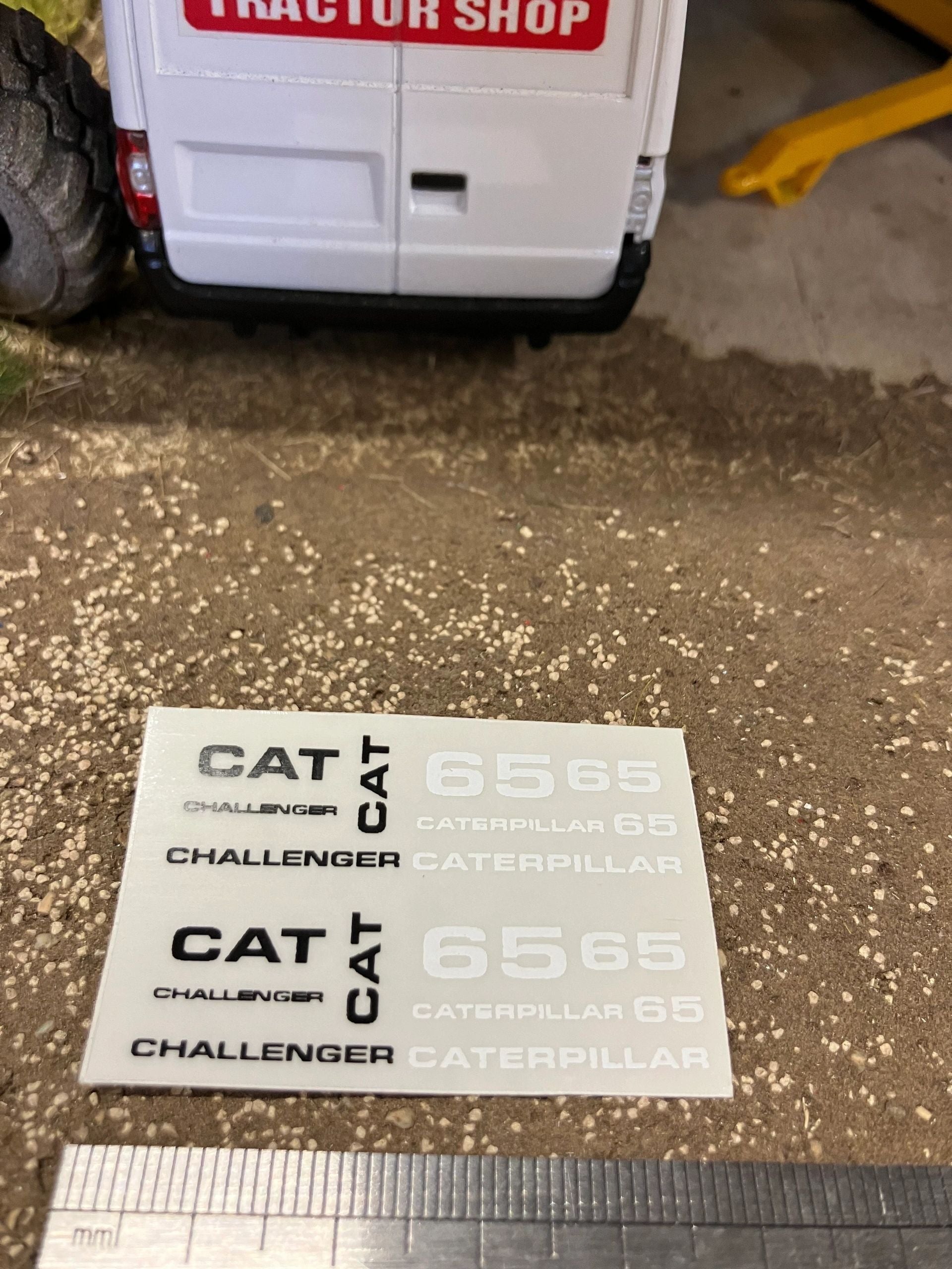 CAT Caterpillar Challenger 65 farm machinery x 16 Professional pre cut High quality vinyl huge pack decals farm machinery decals Image 2