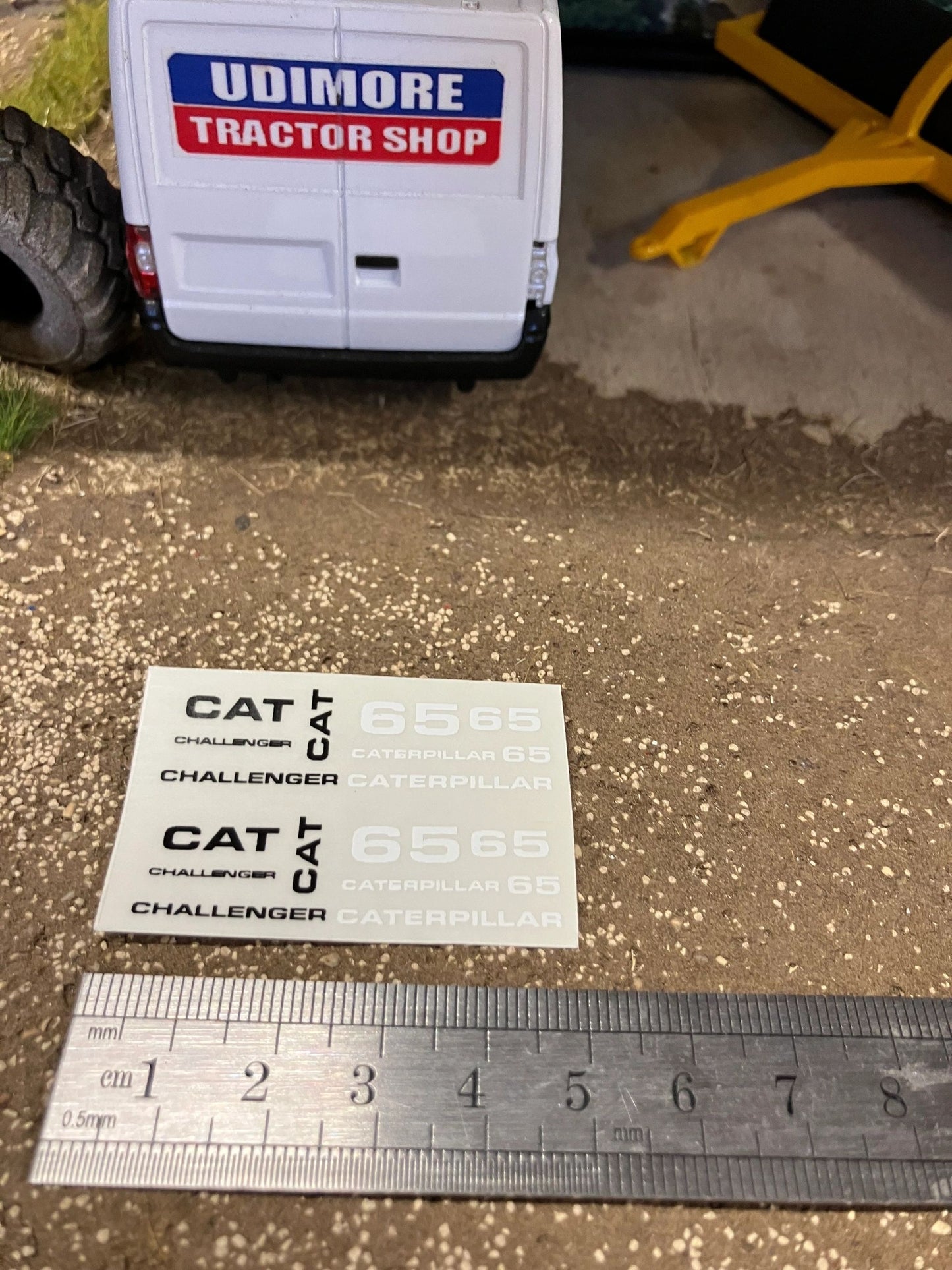CAT Caterpillar Challenger 65 farm machinery x 16 Professional pre cut High quality vinyl huge pack decals farm machinery decals Image 3