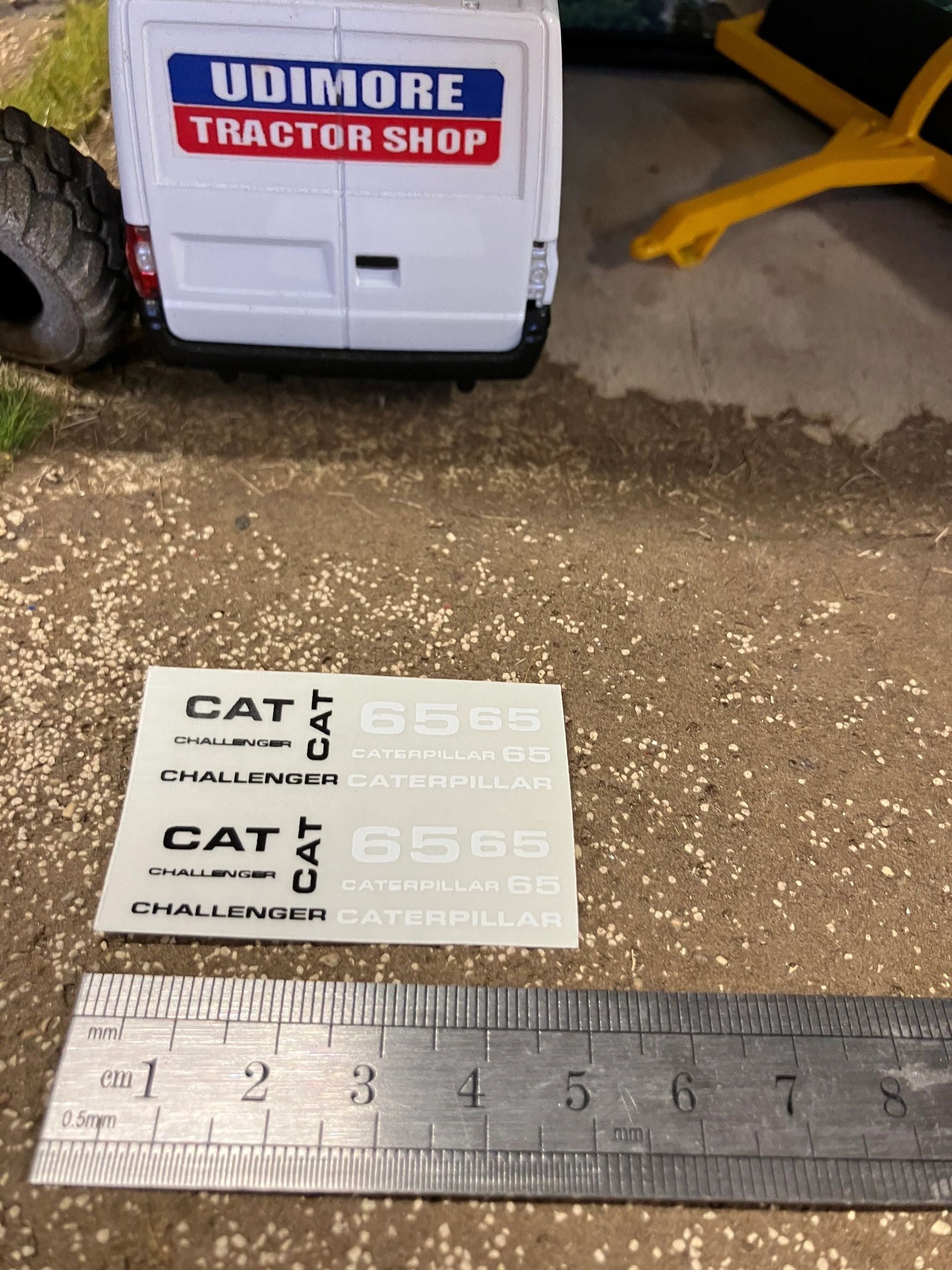 CAT Caterpillar Challenger 65 farm machinery x 16 Professional pre cut High quality vinyl huge pack decals farm machinery decals Image 3
