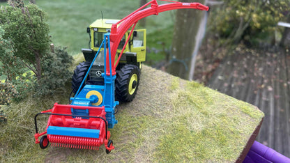 PRE ORDER Mengele SH 30H Trailed Forage Harvester Grass Pick up header Scratch built COLLECTION ONLY 1:32 scale