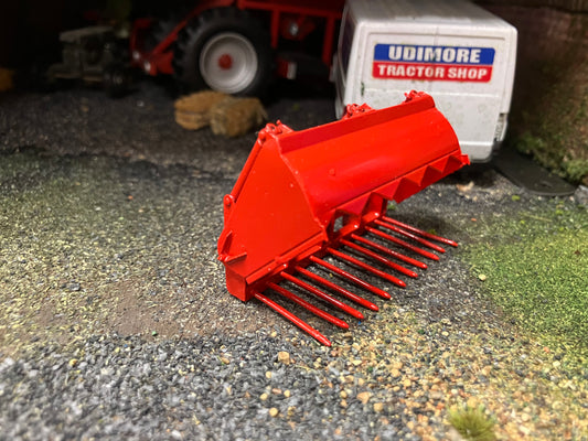BRASS Scratchbuilt Shear Grab Block Cutter 3 ram version  1:32 scale Handbuilt Perfect 32 loader