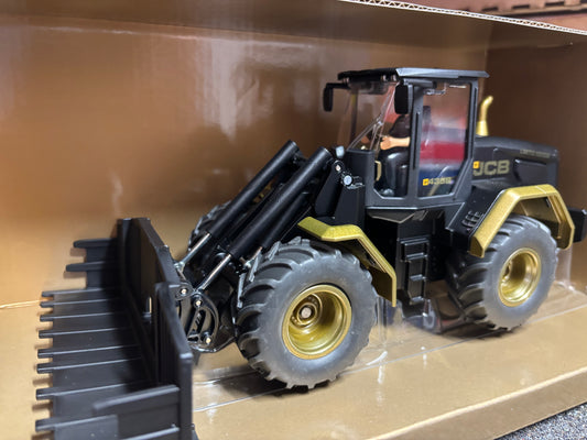 Limited Edition BLACK GOLD JCB 435S Agri Wheel Loader 1:32 scale boxed Siku 3663S new