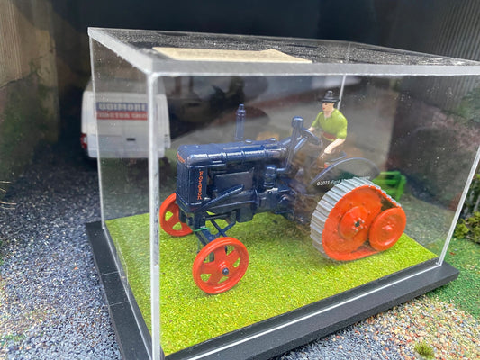 Cen Davies Fordson E27N Half Tracks Tractor 1:32 scale Display case COLLECTION ONLY Image