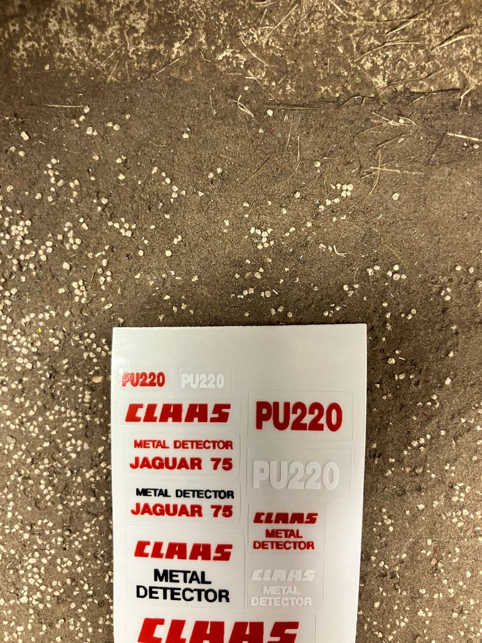 Claas Jaguar 75 PU220 metal detector farm machinery dealership x pre cut professional High quality vinyl stickers set Claas farm machinery tractor combine decals Image 4
