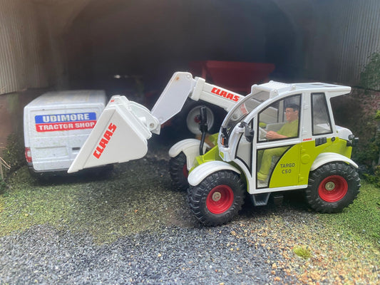 Claas Targo C50 Telehandler wheel loader 1:32 scale boxed Siku 4851 Image