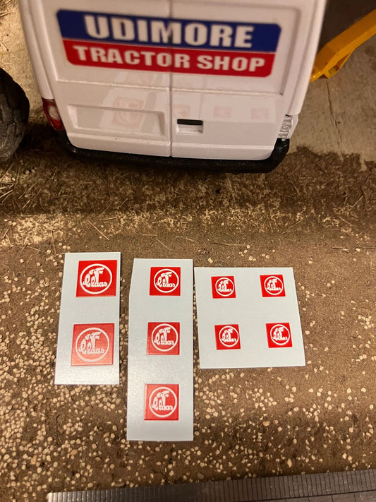 Claas farm machinery balers tractors pre cut professional High quality vinyl sticker set Claas farm machinery tractor combine decals Image