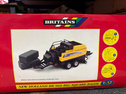 Vintage Britains New Holland BB960A Big Square Baler 42171 Original Box Obsolete Rare 1:32 Scale