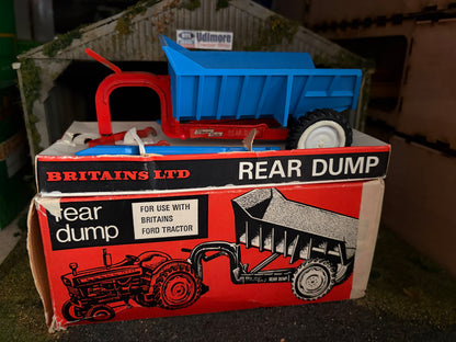 Vintage Britains Shawnee Poole Trailer Early Version Narrow Wheels 1:32 Scale Boxed Obsolete - 9629