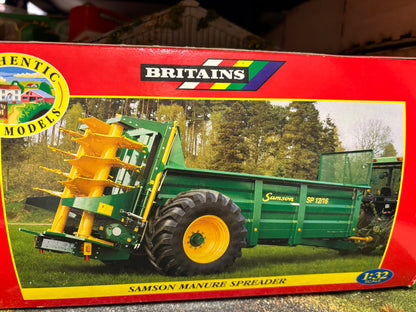 40528 Britains Samson Manure Spreader 1:32 BOXED obsolete