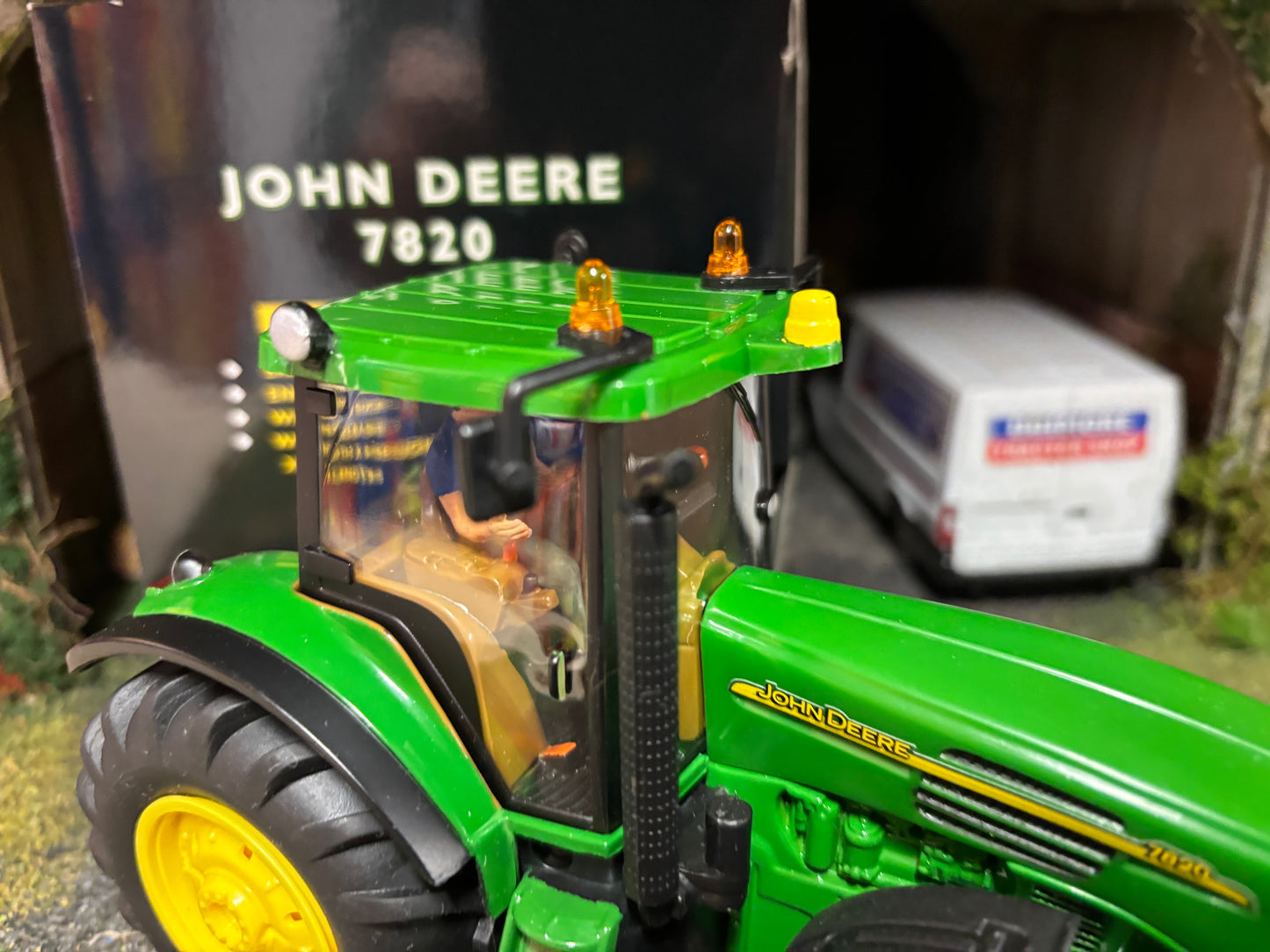 John Deere 7820 Tractor Conversion 1:32 scale Front linkage beacons etc