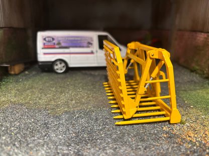 MoneyCarrie Engineering Push pull Buck Rake Britains JCB 416, 419 420 fitting version 1:32 scale Scratchbuilt