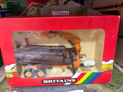 Britains VINTAGE Log Transporter Trailer 1:32 scale boxed obsolete 9533