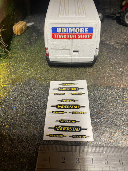 Vaderstad Farm Machinery pre cut High quality vinyl 12 decals farm machinery stickers 1:32 scale