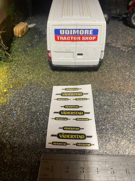 Vaderstad Farm Machinery pre cut High quality vinyl 12 decals farm machinery stickers 1:32 scale