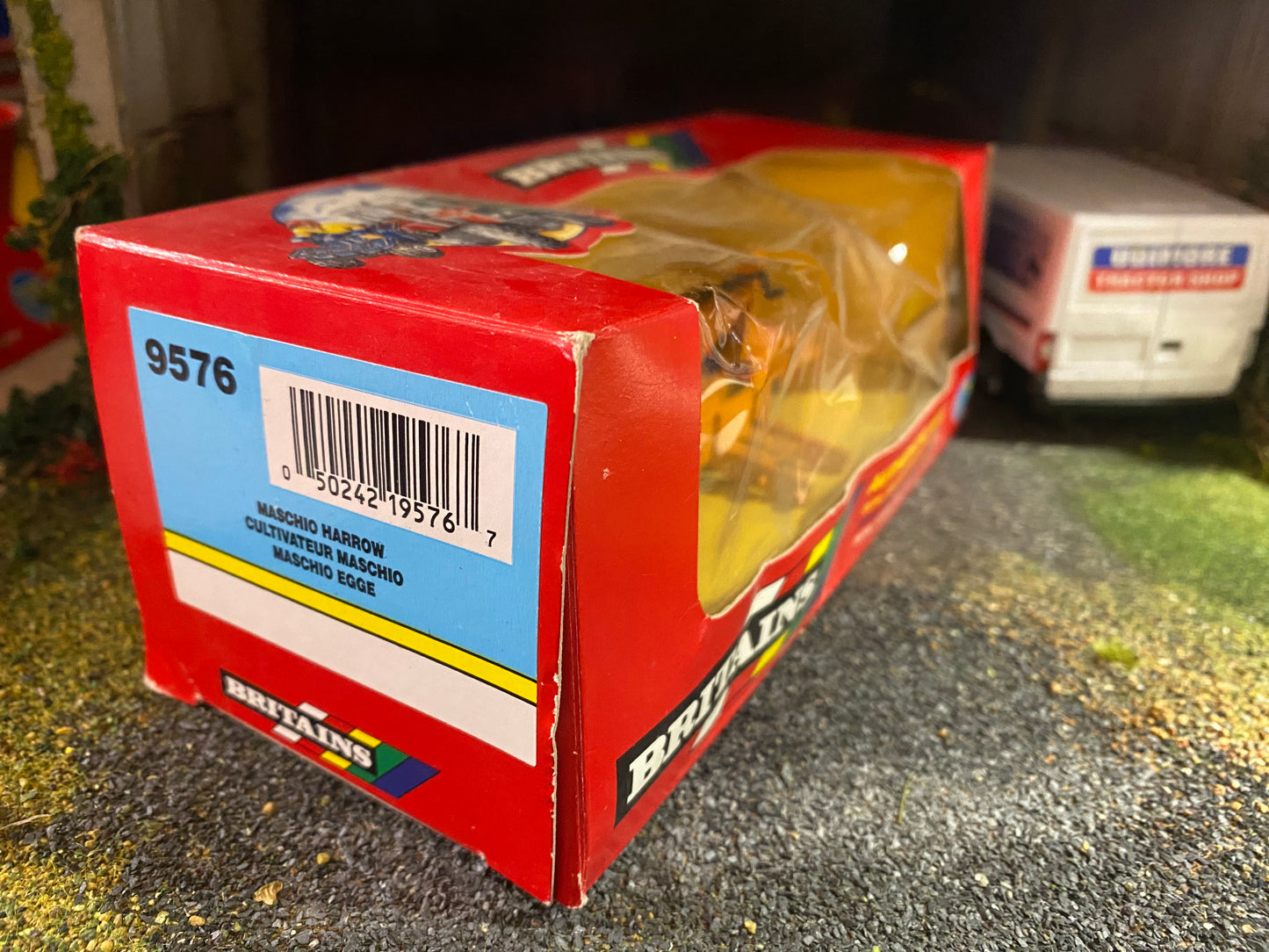 9575 Vintage Britains Maschio harrow cultivator 1:32 scale obsolete