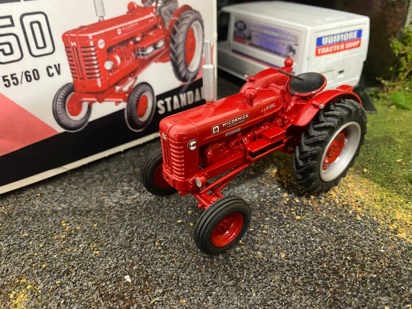 Scratch Built International B-250 Farmall McCormick Tractor MFM 1:32 scale