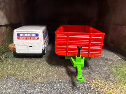 Dual tandem axle Tipping Trailer 1:32 scale boxed Siku 2881