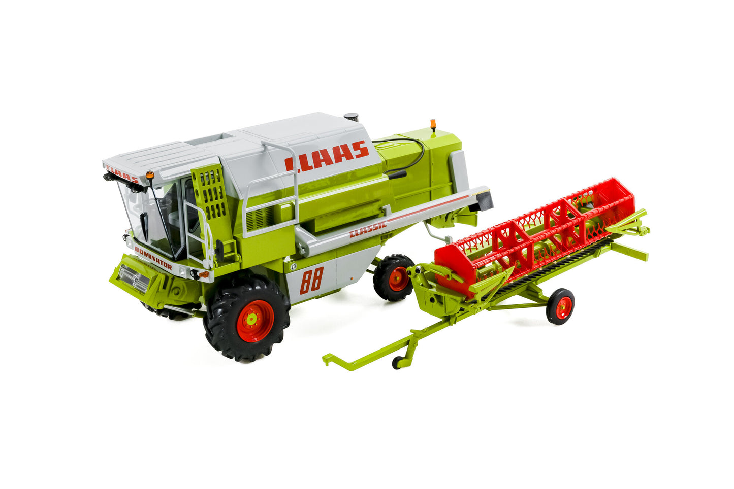 REP169 Replicagri Claas Dominator 88 Classic Combine Harvester Header trailer Stunning in 1:32 scale