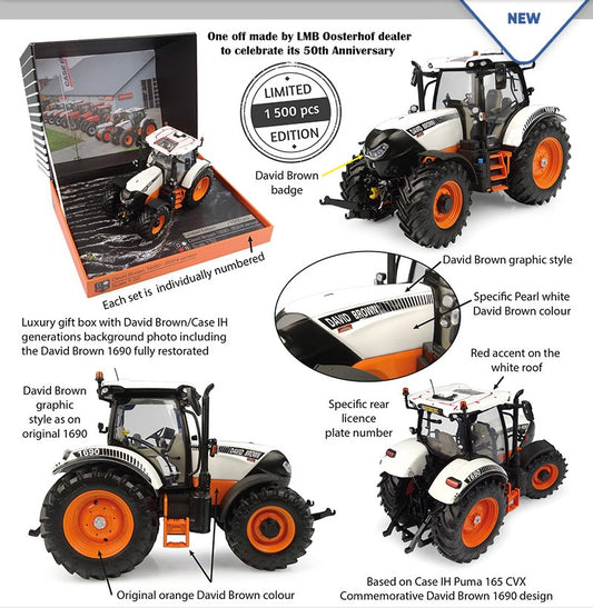 6734 Universal Hobbies David Brown 1690 2024 Tractor BOXED 1:32 scale