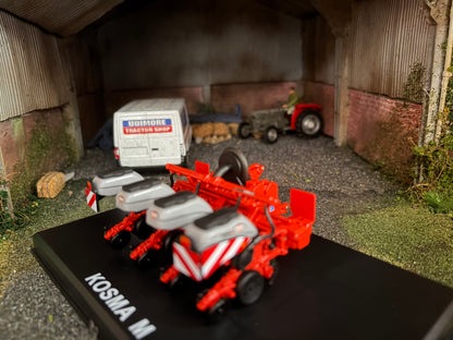 REP290 Replicagri Kuhn kosma 4 row Seed drill 1:32 scale Boxed