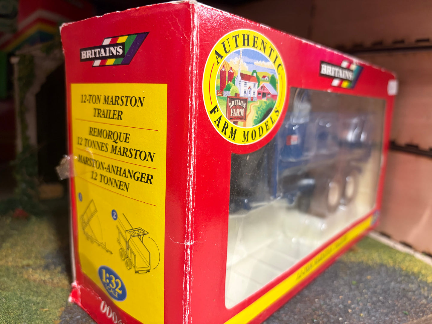 Vintage Britains 12 ton Marston trailer 1:32 scale boxed Obsolete 00049