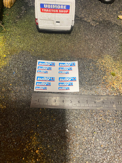 Sulky Farm Machinery pre cut High quality vinyl 12 decals farm machinery stickers 1:32 scale