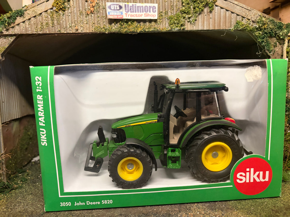 RARE Siku John Deere 5820 Tractor 3050 – 1:32 Scale Boxed Obsolete