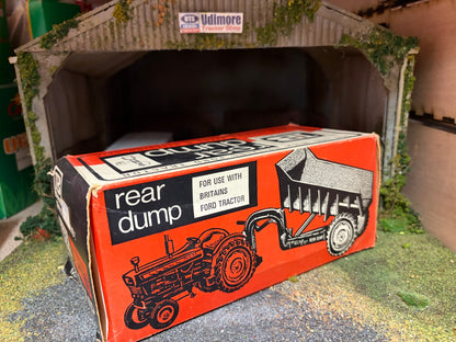 Vintage Britains Shawnee Poole Trailer Early Version Narrow Wheels 1:32 Scale Boxed Obsolete - 9629