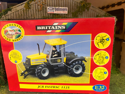 Vintage Britains JCB Fastrac 1135 Tractor 9440 BOXED Obsolete 1:32 Scale (1997)
