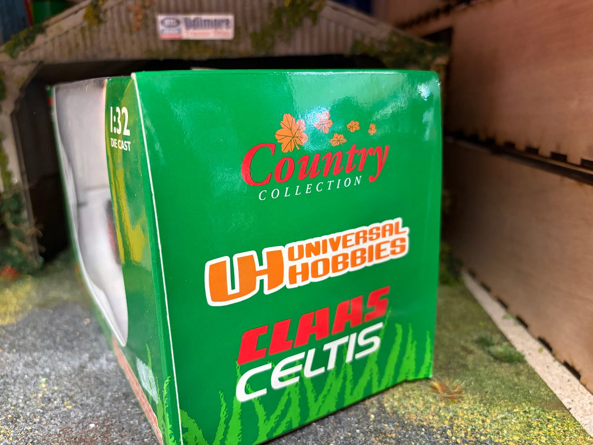 RARE Universal Hobbies UH2209 CLAAS Celtis 446 Tractor 1st Country Box Version 1:32 – Boxed Obsolete