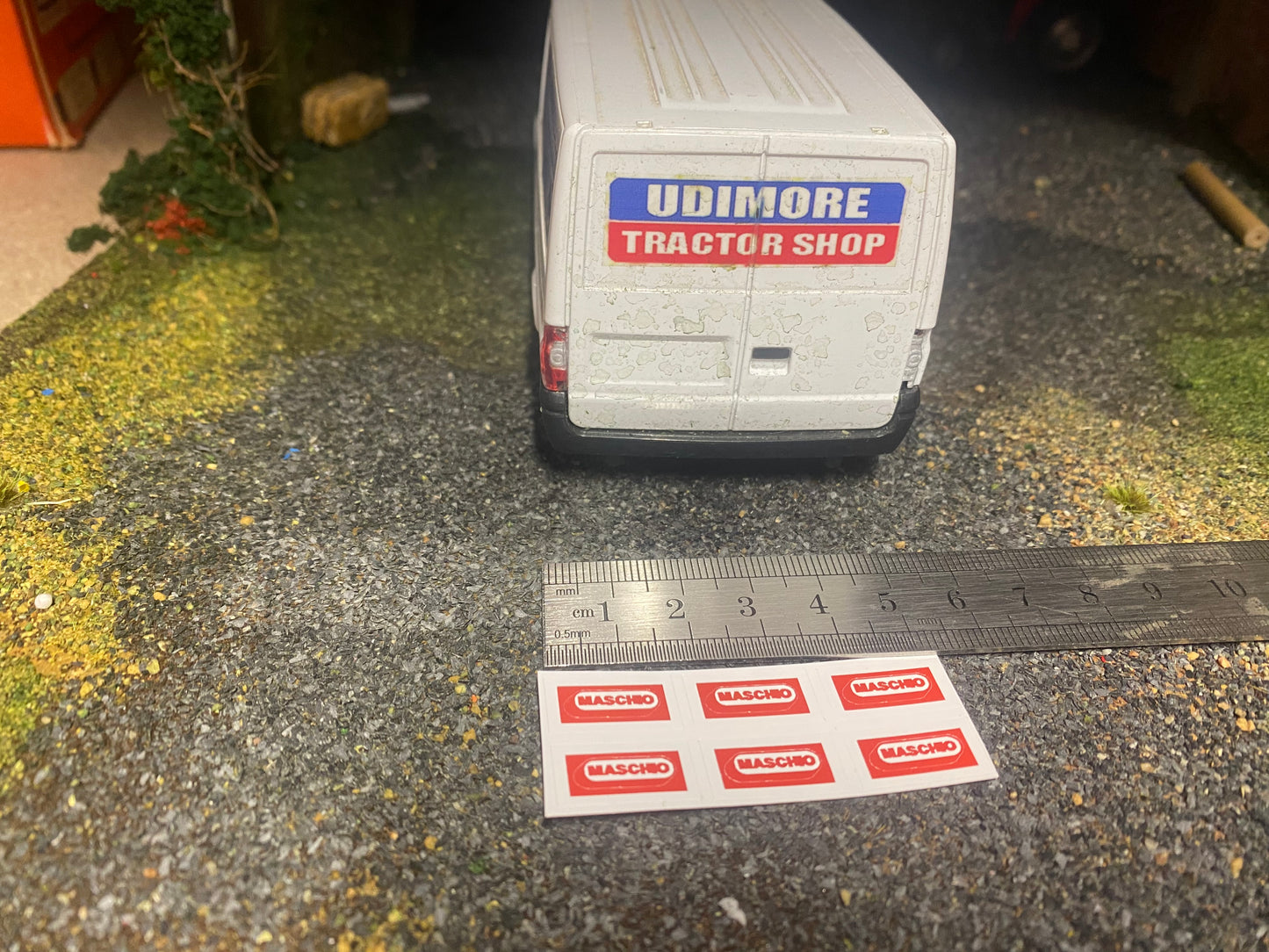 Maschio Farm Machinery pre cut High quality vinyl 6 decals rotavators seed drill cultivators mowers stickers 1:32 scale