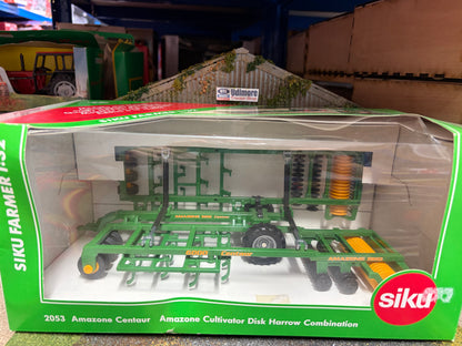 Vintage Siku 2053 Amazone Centaur 6000 Cultivator Disc Harrow 2004 1:32 – Boxed Obsolete