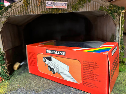 9533 Vintage Britains Salop Low Loader trailer 1:32 scale boxed obsolete