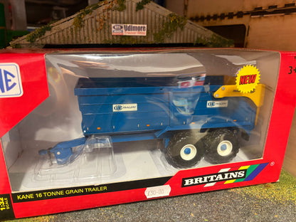 42701 Britains Kane Grain Trailer 1:32 Scale Boxed Obsolete Vintage