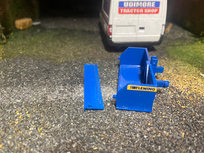 Hand made Blue Fleming Transport Box 1:32 scale