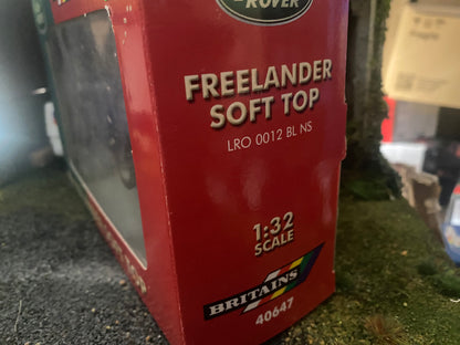 Britains Land rover Freelander blue with soft top 1:32 scale obsolete 40647