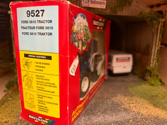 9527 Britains Final version Ford 5610 Tractor in original Box obsolete VINTAGE